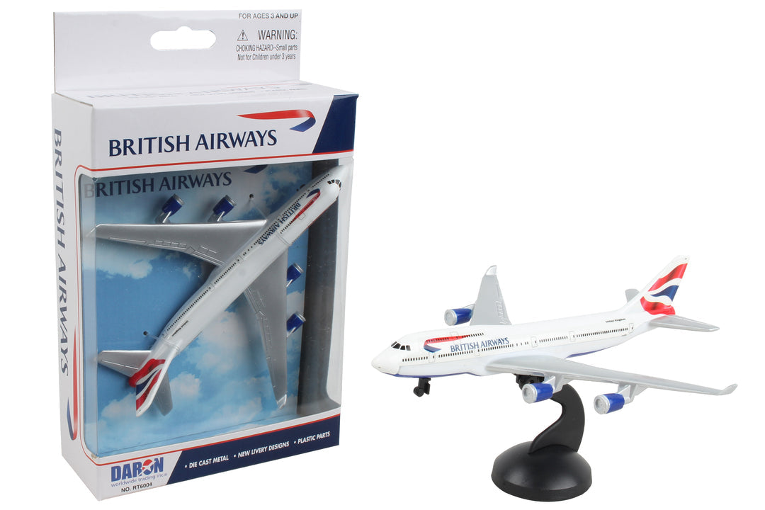 BRITISH AIRWAYS 747 SINGLE AIRPLANE