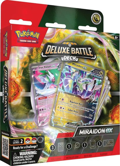 POKEMON - BARAJA DE BATALLA DELUXE MIRAIDON EX / KORAIDON EX