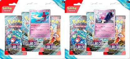 POKEMON - STELLAR CROWN 3 BOOSTER BLISTER PACK