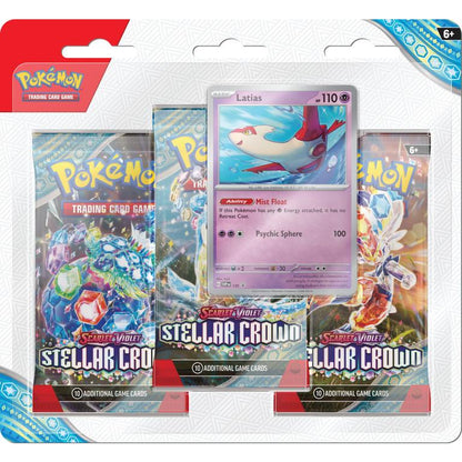 POKEMON - STELLAR CROWN 3 BOOSTER BLISTER PACK