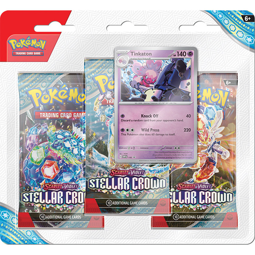 POKEMON - STELLAR CROWN 3 BOOSTER BLISTER PACK