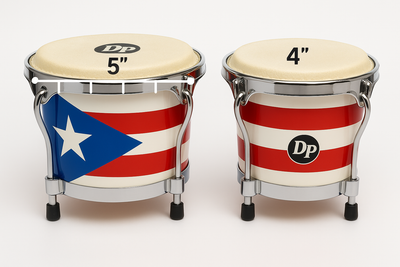 PROFESSIONAL LATIN BONGO - PUERTO RICO FLAG (Don Pablo)