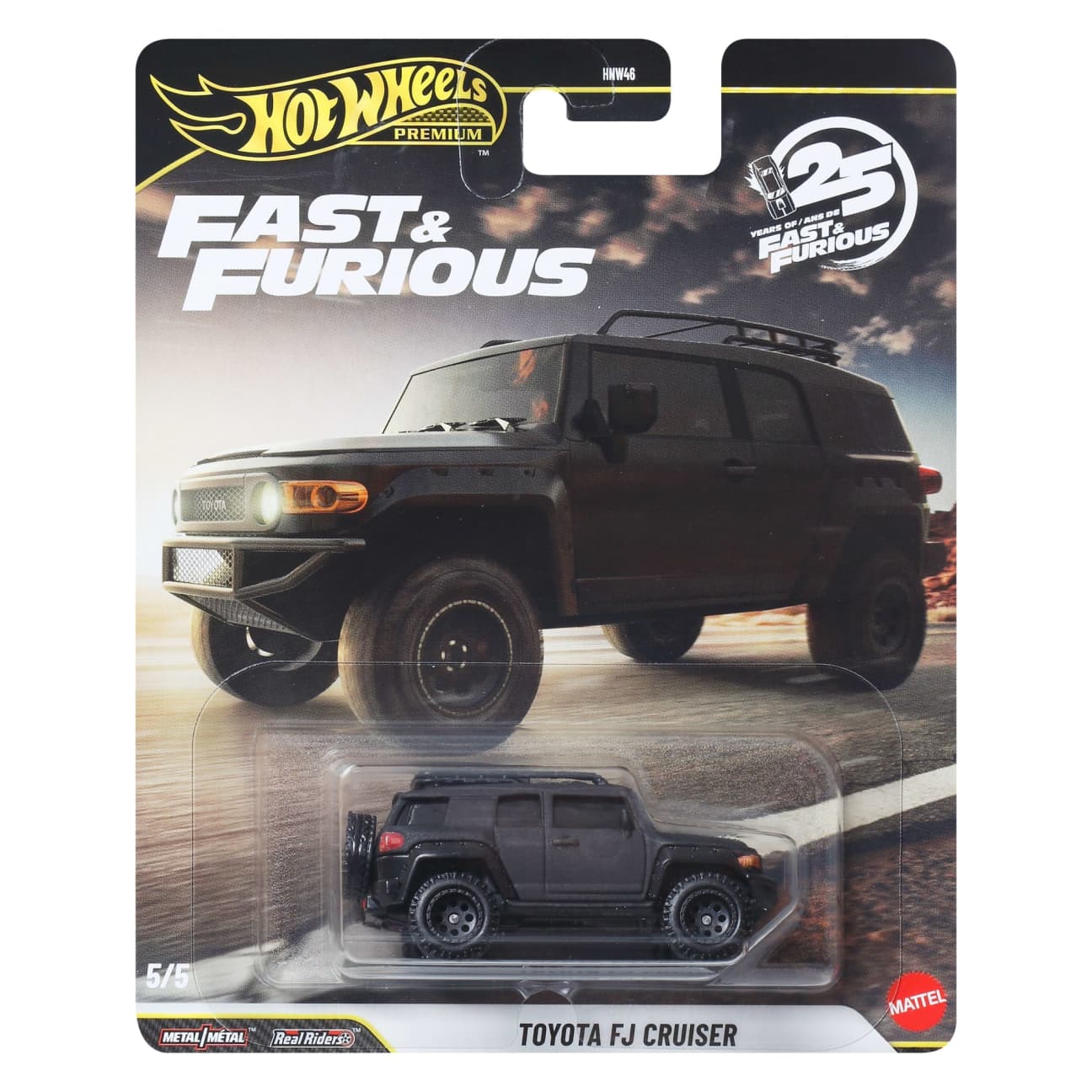 1/64  TOYOTA FJ CRUISIER (25 YEARS) - FAST & FURIOUS 5/5