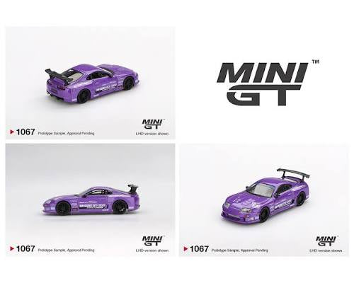 1/64 TOYOTA SUPRA (A80) TOP SECRET GT-300 PURPLE - MINI GT