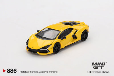 1/64 LAMBORGHINI REVUELTO GIALLO YELLOW - MINI GT