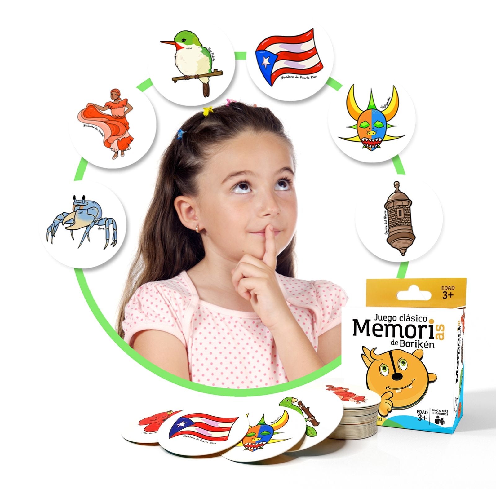 JUEGO CLASSICO MEMORIAS DE BORINKÉN