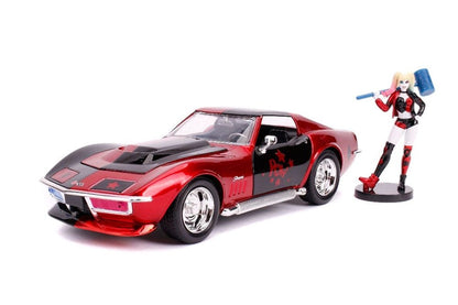 1:24 HARLEY QUINN 1969 CHEVY CORVETTE STINGRAY