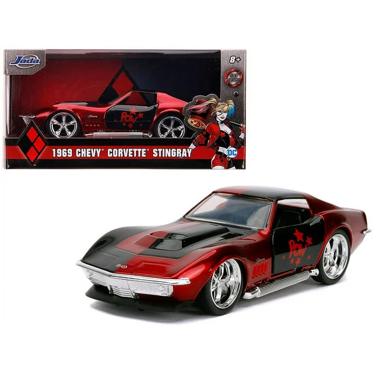 1:24 HARLEY QUINN 1969 CHEVY CORVETTE STINGRAY