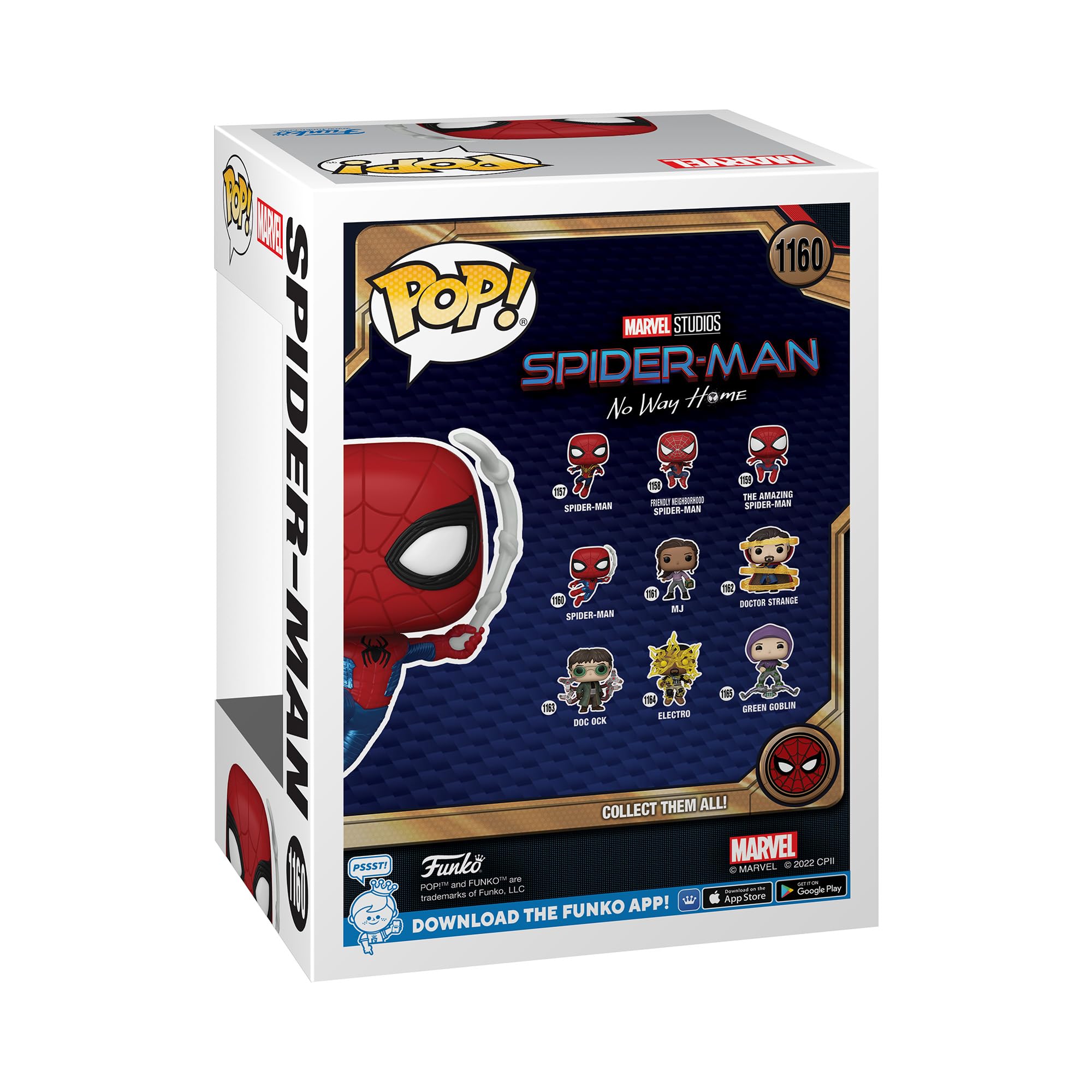 SPIDER- MAN FUNKO POP # 1160