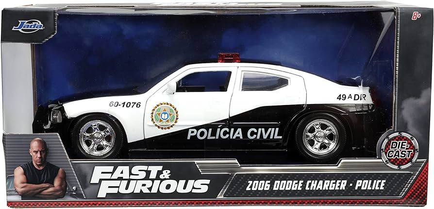 1/24 2006 DODGE CHARGER POLICÍA - RÁPIDO Y FURIOSO.