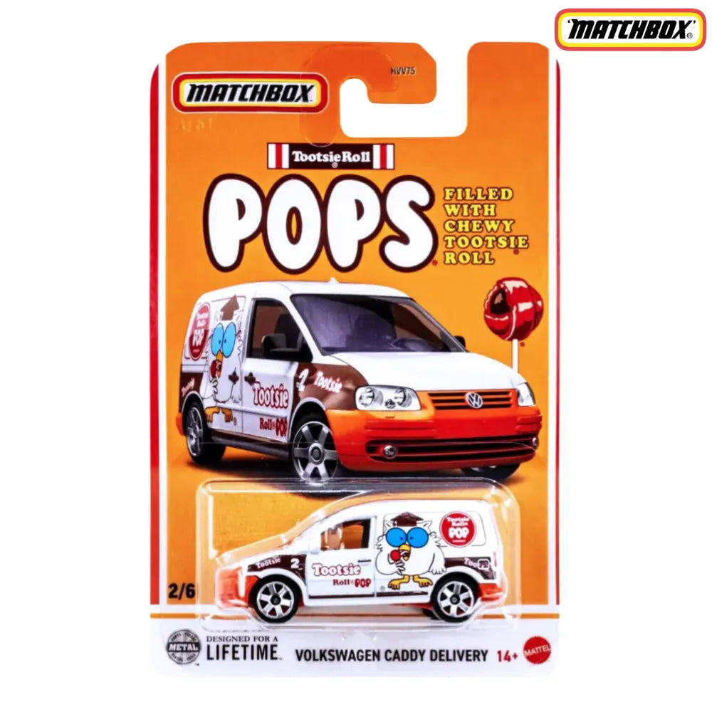 1/64 TOOTSIE ROLL POPS VOLKSWAGEN CADDY DELIVERY - MATCHBOX