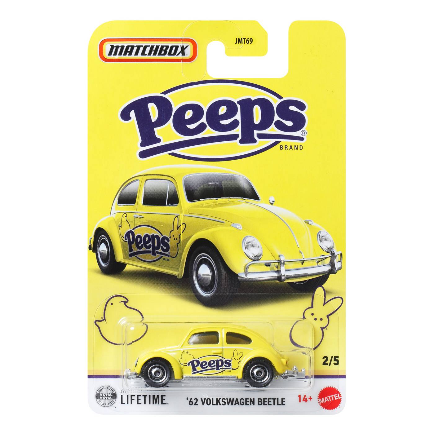 1/64 PEEPS 1962 VOLKSWAGEN BEETLE - MATCHBOX