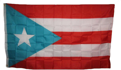 BANDERA DE PUERTO RICO AZUL CELESTE 3' x 5' (AZUL CLARO)