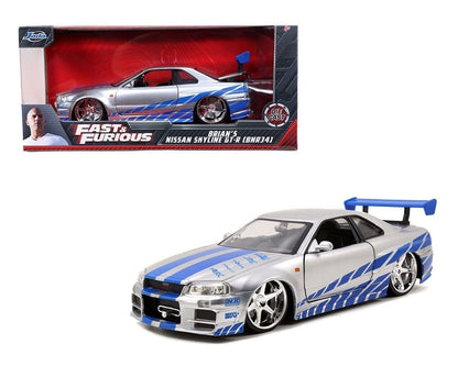 1/24 NISSAN SKYLINE GT-R (R 34) - RÁPIDOS Y FURIOSAS DE BRIAN