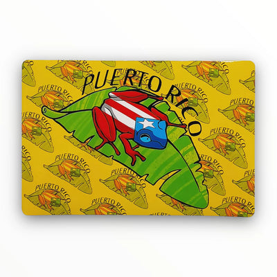 KITCHEN PLACE MAT PUERTO RICO COQUI HOJA - PLACE MAT DE PUERTO RICO
