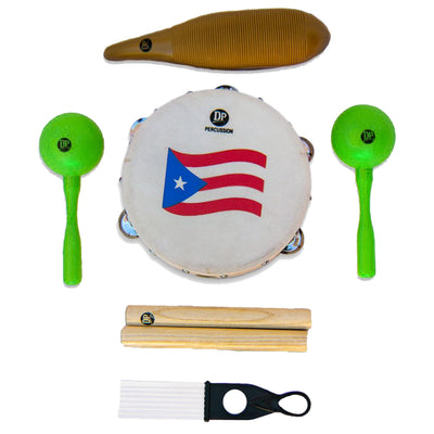 LARGE INSTRUMENTS PUERTO RICO PARRANDA KIT (BIGGER SIZE INSTRUMENTS)!