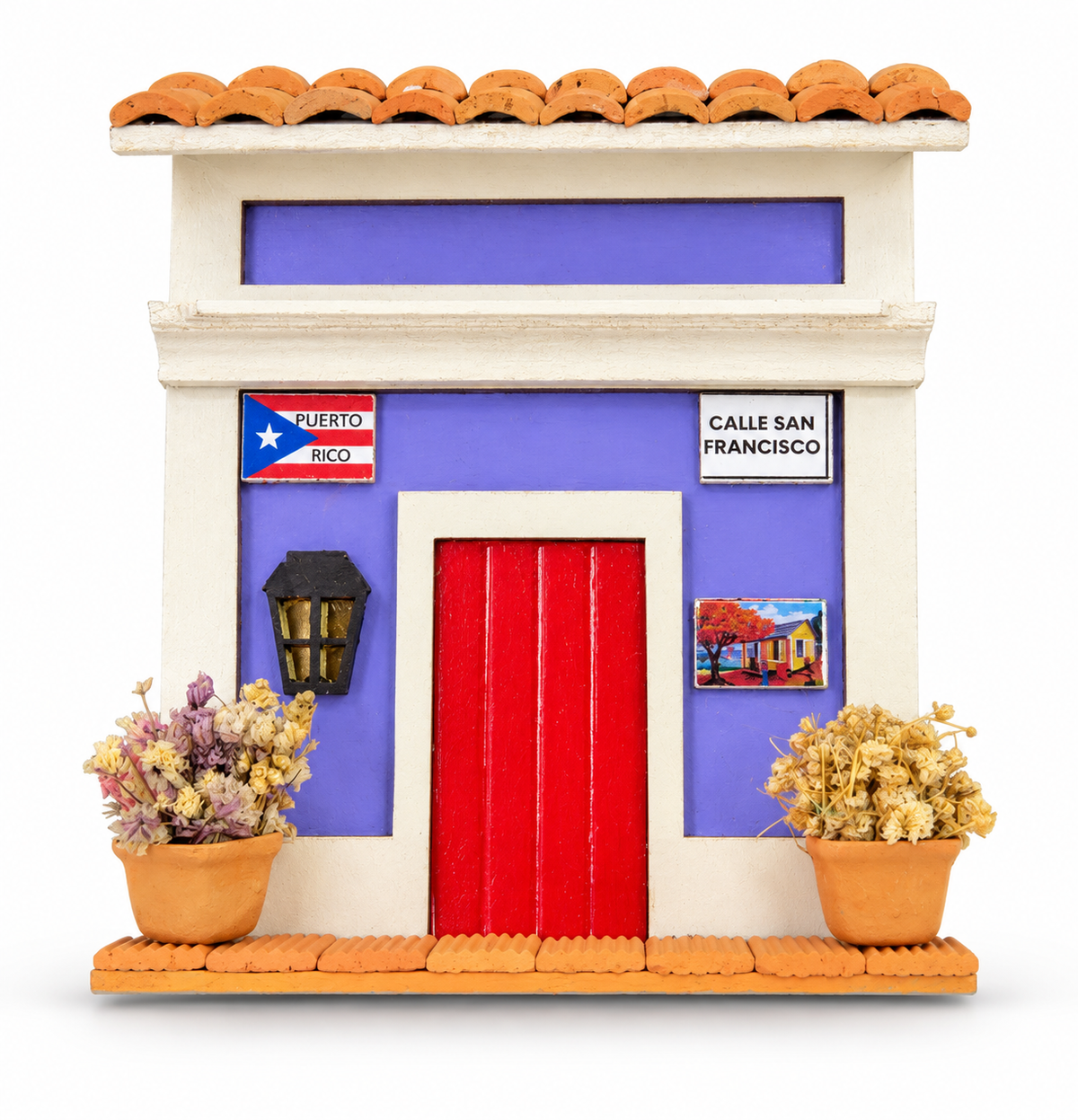 CASITA SAN JUAN PUERTO  RICO DE PARED - OLD SAN JUAN HOUSE WALL DECORATION.  #051