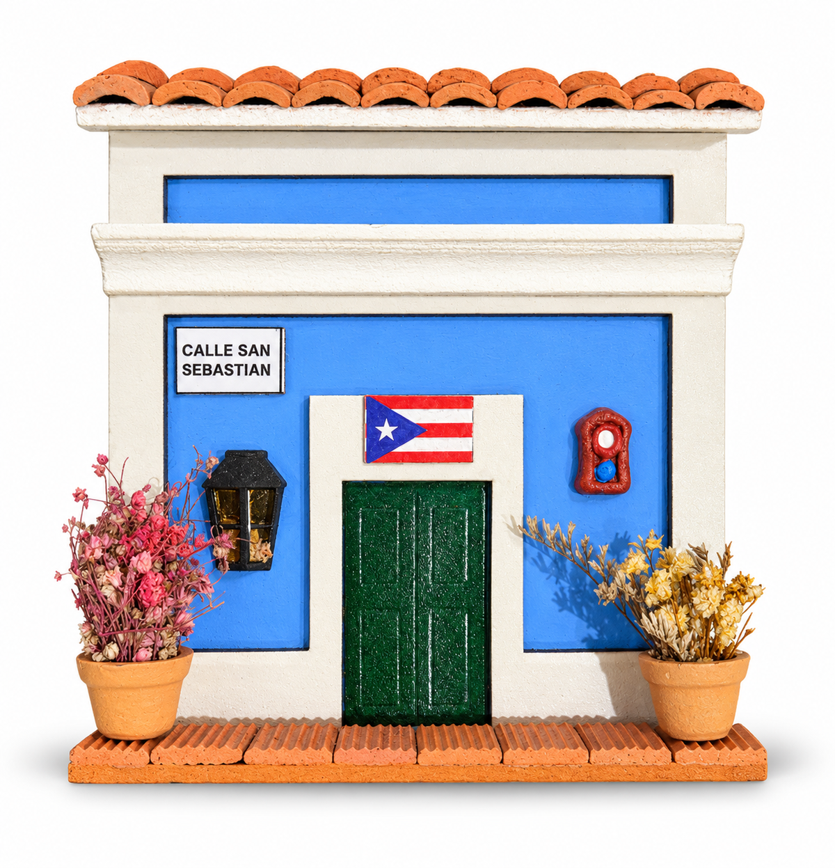 CASITA SAN JUAN PUERTO  RICO DE PARED - OLD SAN JUAN HOUSE WALL DECORATION.  #054