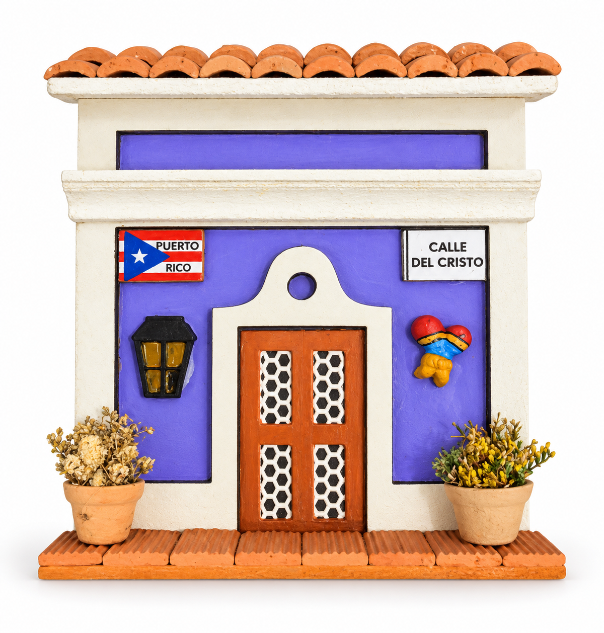 CASITA SAN JUAN PUERTO  RICO DE PARED - OLD SAN JUAN HOUSE WALL DECORATION.  #056