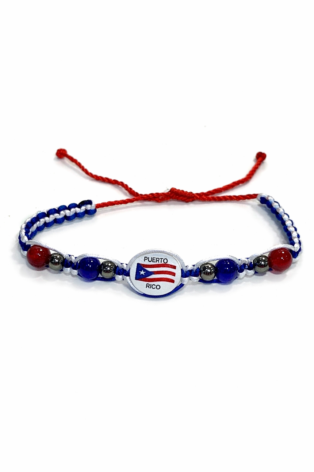PULSERA CON BANDERA DE PUERTO RICO (AJUSTABLE) PBR1532PR