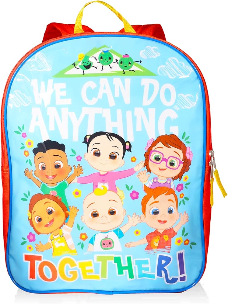 16” COCOMELON “WE CAN DO ANYTHING TOGETHER!” BACK PACK