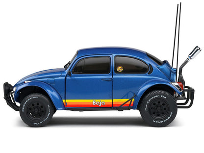 1/18 1975 VOLKSWAGEN BEETLE BAJA METALIC BLUE - SOLIDO