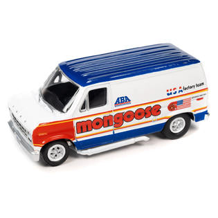 1/64 2-PACK - 1976 FREESTYLE FORD ECONOLINE VAN & 1965 VOLKSWAGEN TYPE-2 TRANSPORTER.