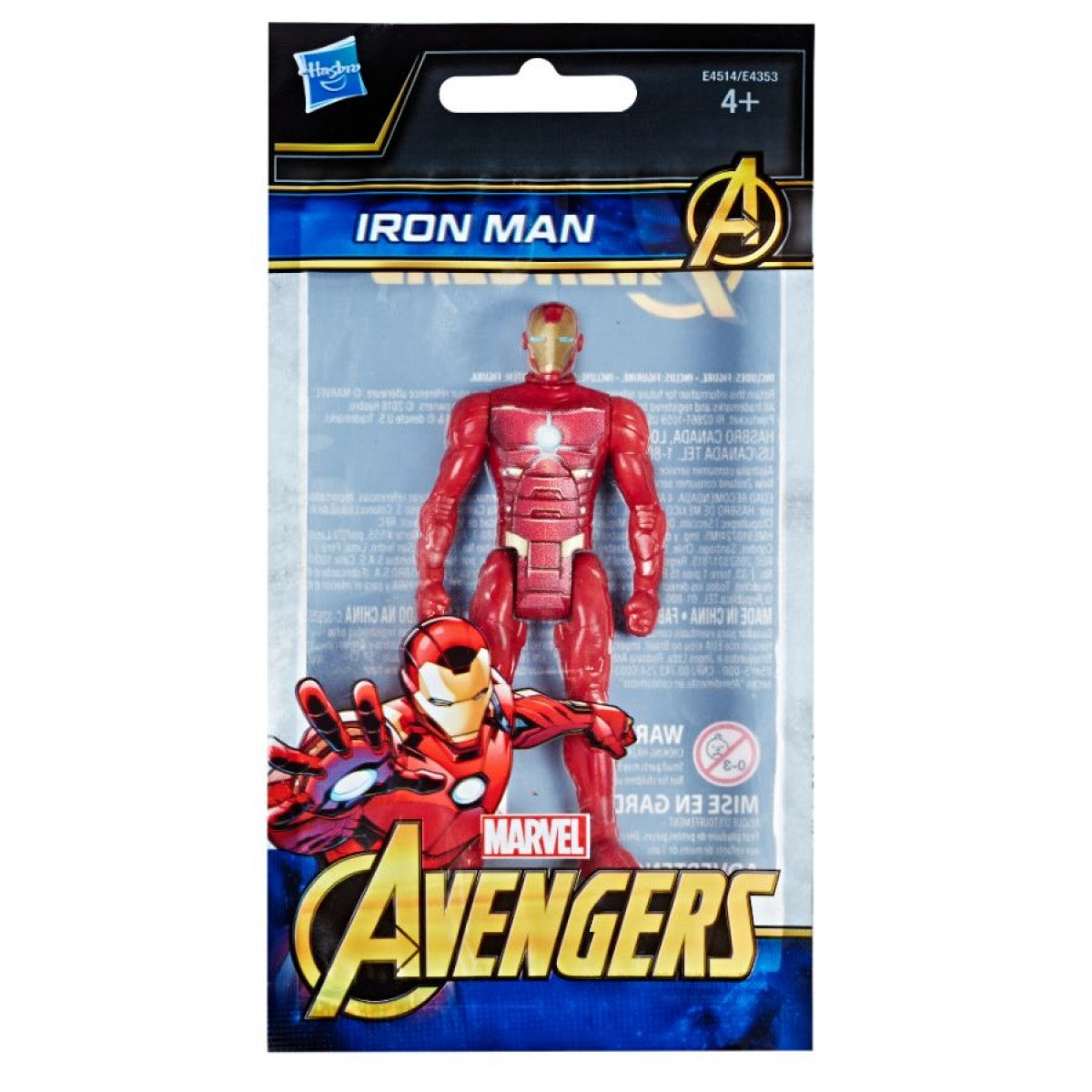 4” MARVEL AVENGERS FIGURES - HASBRO
