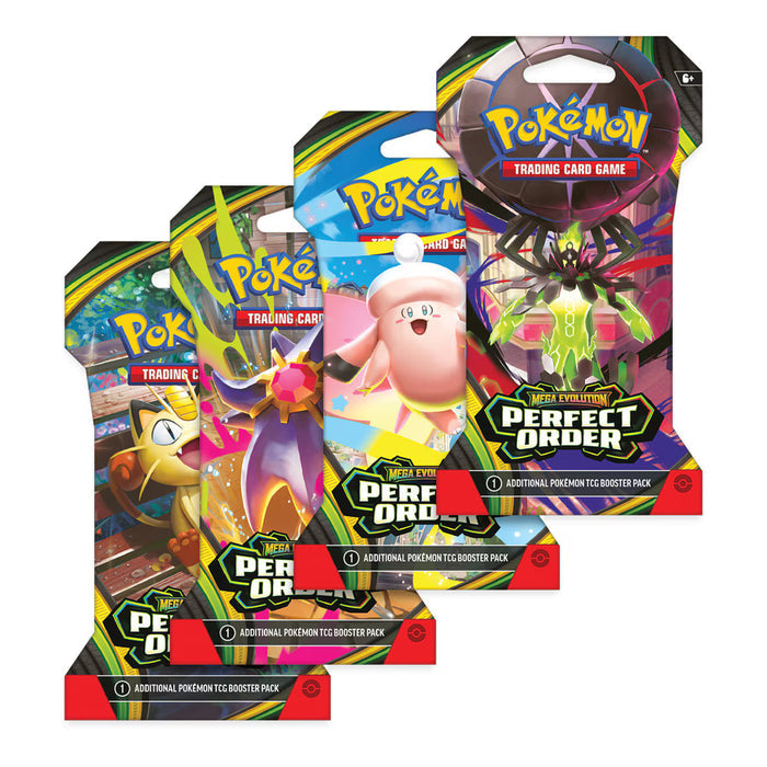 MEGA EVOLUTION PERFECT ORDER SLEEVED BOOSTER PACK - POKÉMON