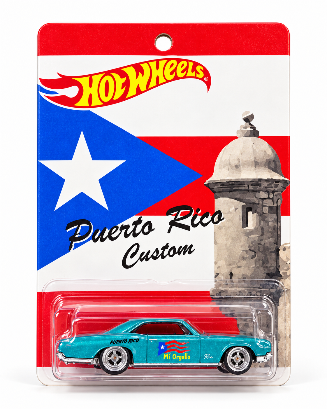 1/64 1966 BUICK RIVIERA  PUERTO RICO CUSTOM HOT WHEELS
