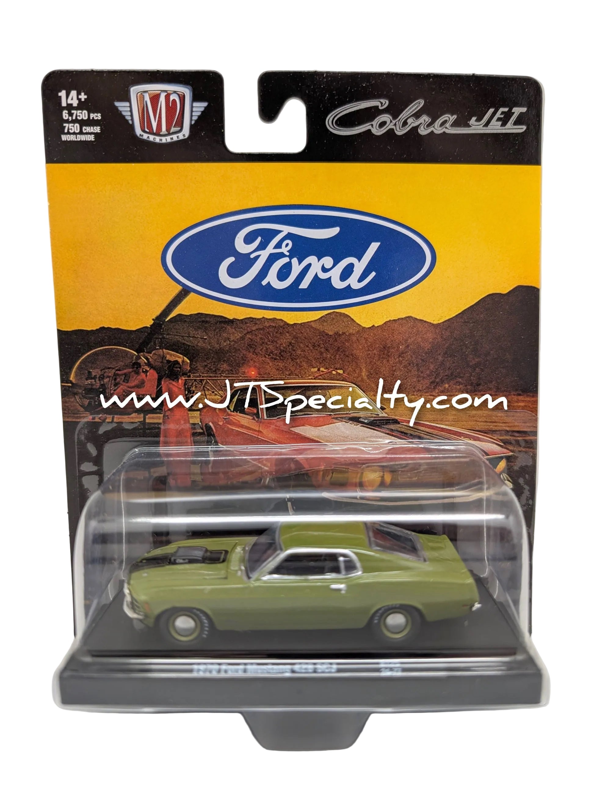 1/64 1970 FORD MUSTANG 428 SCJ (COBRA JET) - M2 MACHINES