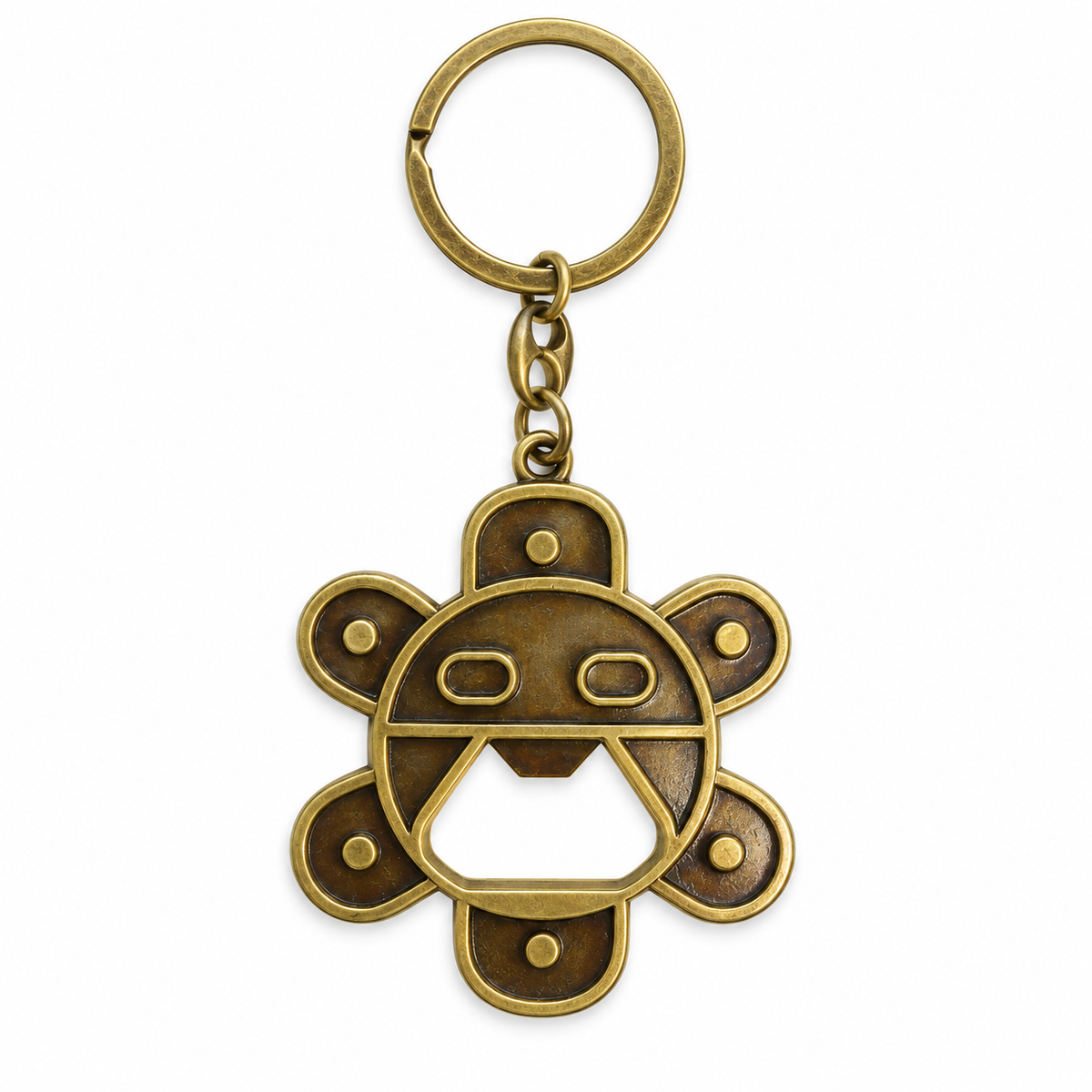 LLAVERO DE PUERTO RICO SOL TAINO ABRIDOR DE BOTELLA - PUERTO RICO KEY CHAIN BOTTLE OPENER