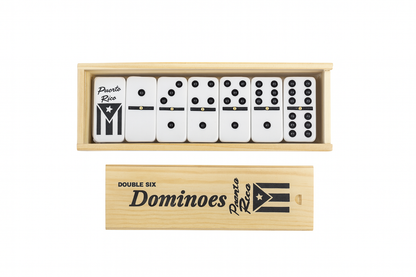 PUERTO RICO LARGE DOMINOE’S BLACK FLAG