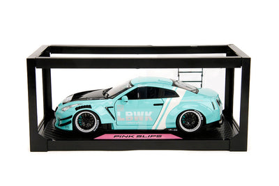 1/18 NISSAN GT-R (R35) W/LIBERTY WALK BODY KIT 2.0 - PINK SLIPS