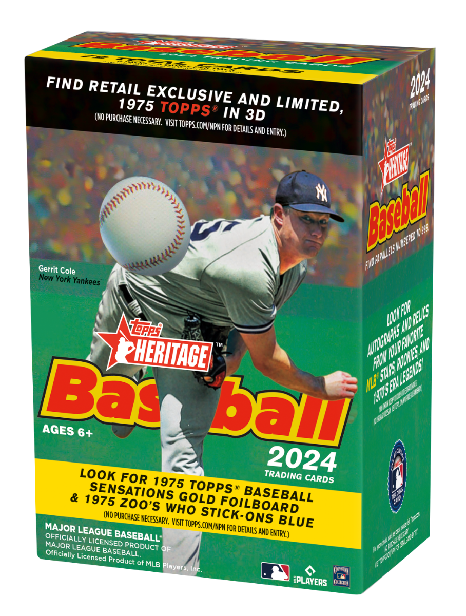 2024 Topps Heritage Baseball 8-Pack Blaster Box