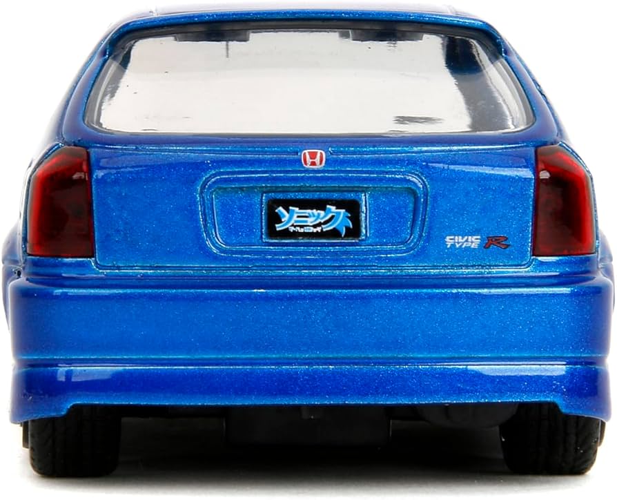 1/32 1997 HONDA CIVIC TYPE R “SONIC THE HEDGEHOG” - JADA