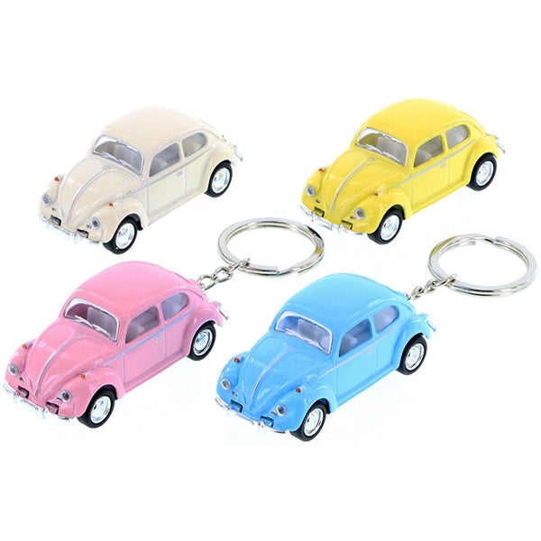 1/64 1967 VOLKSWAGEN BEETLE PASTEL KEYCHAIN - KINSMART