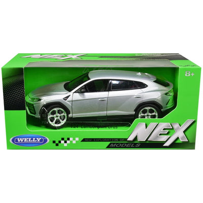 1/24 LAMBORGHINI URUS SILVER “NEX” - WELLY