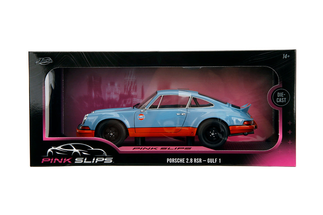1/18 PORSCHE 911 RSR “GULF”  PINK SLIPS - JADA