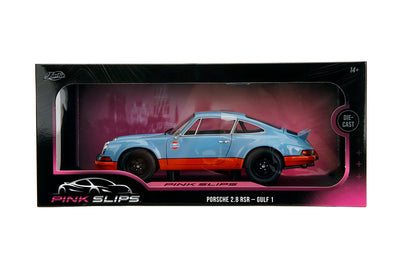 1/18 PORSCHE 911 RSR “GULF”  PINK SLIPS - JADA