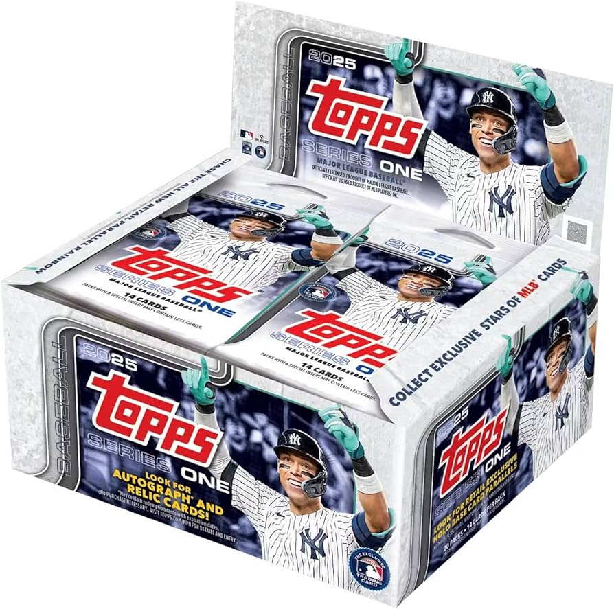 2025 TOPPS BASEBALL SERIES ONE 20 PACKS/ 14 CARDS PER PACK