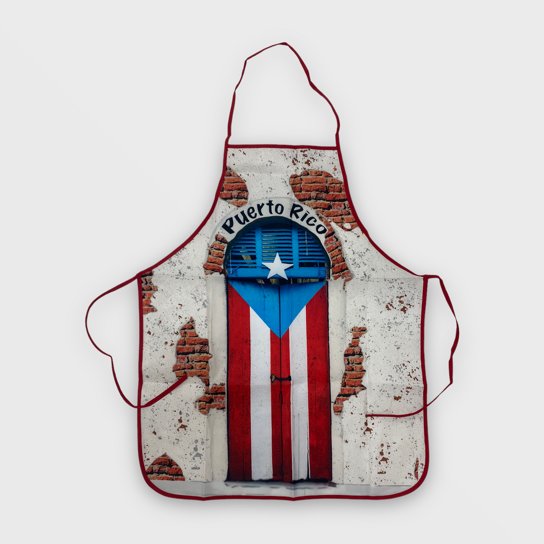 APRON WITH PUERTA DE SAN JUAN - DELANTAR DE PUERTO RICO CON PUERTA DE SAN JUAN
