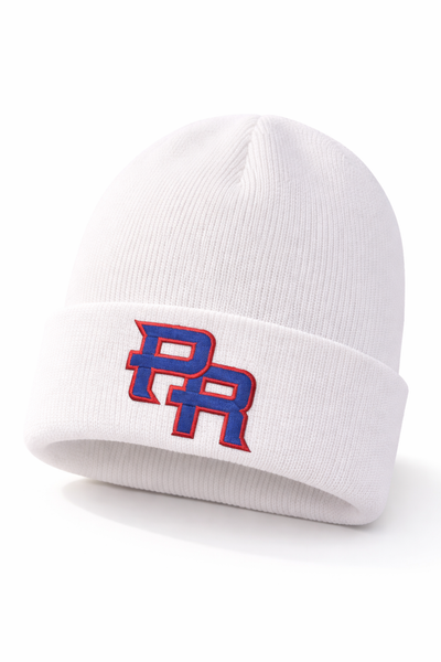 BEANIE HAT PUERTO RICO (BLUE LETTERS)