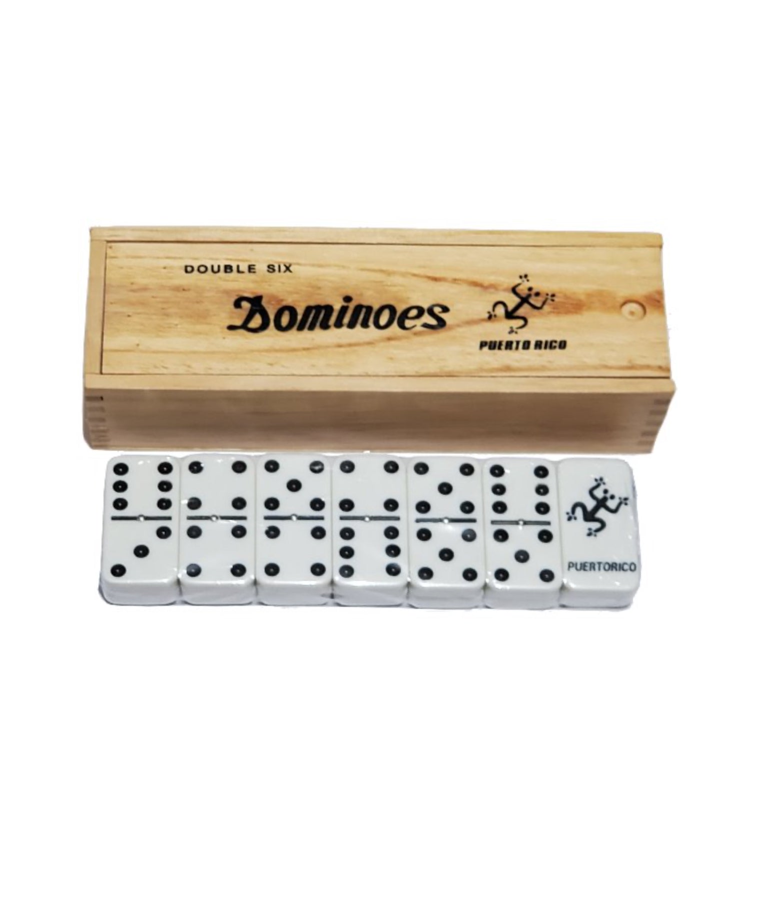 Professional Size Double Six Dominos -  Puerto Rico Coqui Taino