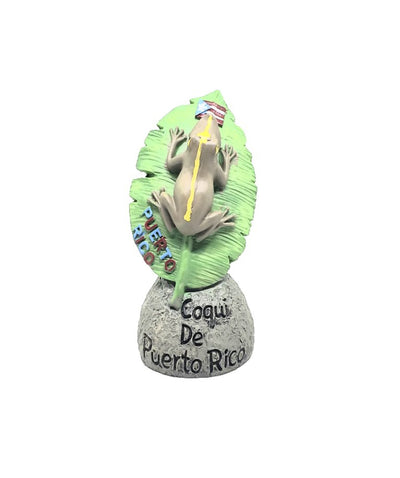 Puerto Rico Figuras Coqui En Hoja 3.5" Pulgadas