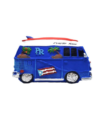 Puerto Rico VW Surf Bus Figures 4" Inches