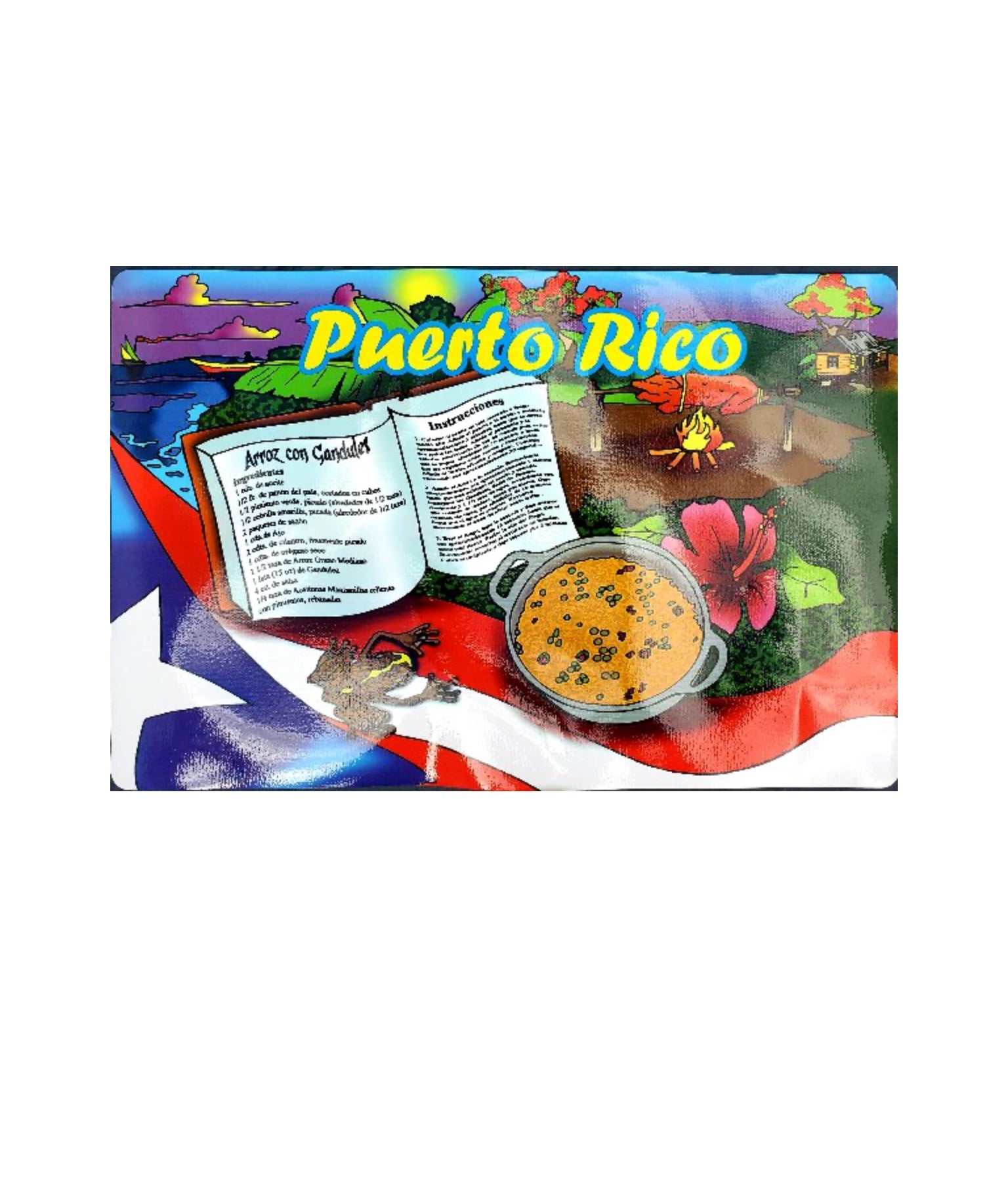Puerto Rico Placemat