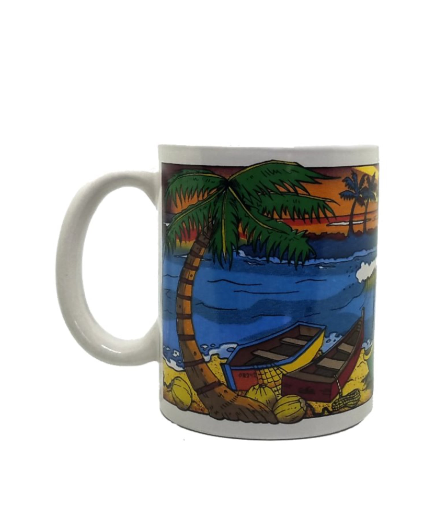 Puerto Rico Garita & Beach Glossy Ceramic Mug
