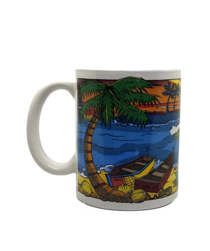 Puerto Rico Garita & Beach Glossy Ceramic Mug