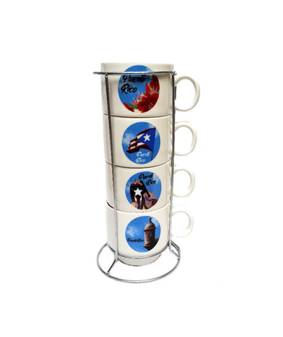 COFFE CUP SET - AMAPOLA & GARITA (4PCS)